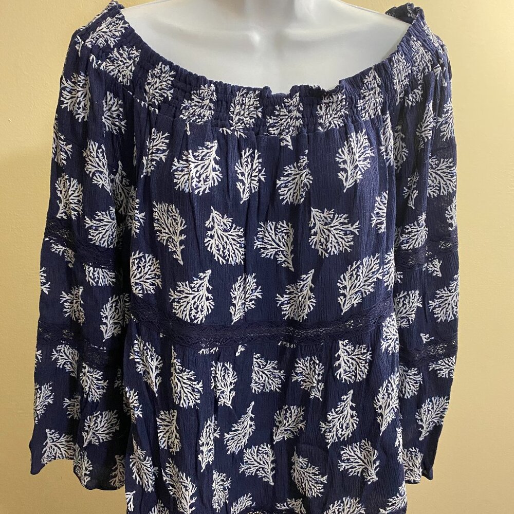 Size L Michael Kors Off Shoulder Blouse